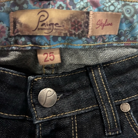 Paige Premium Denim Jeans Skyline size 25 - Picture 4 of 5